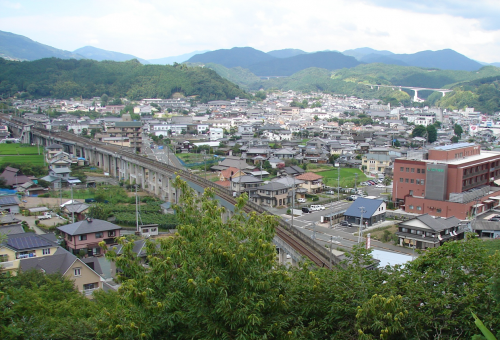 内子の市街地