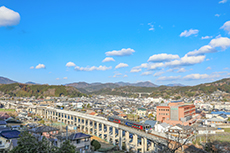 JR内子駅からの眺め
