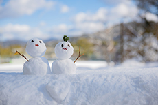 ミニ雪だるま