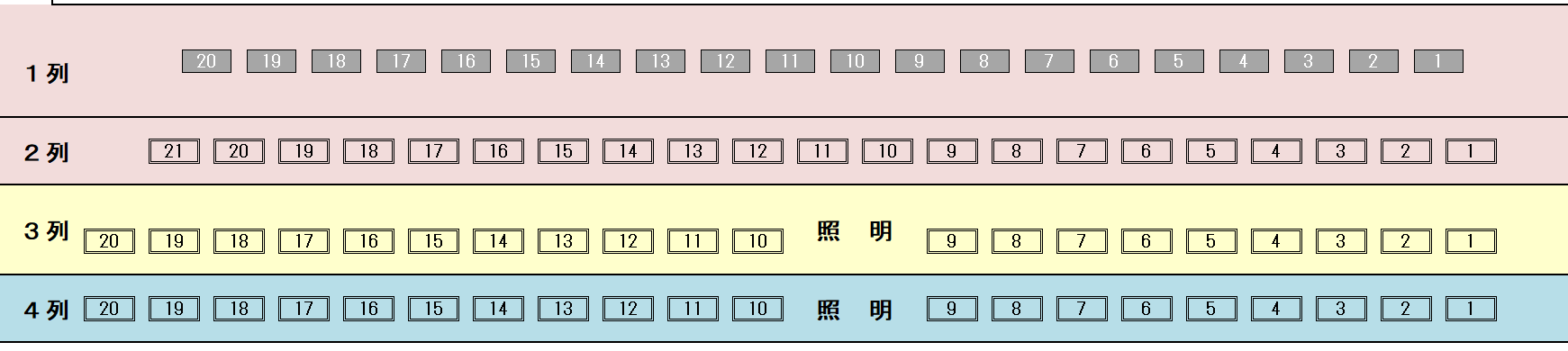 2階向正面桟敷席