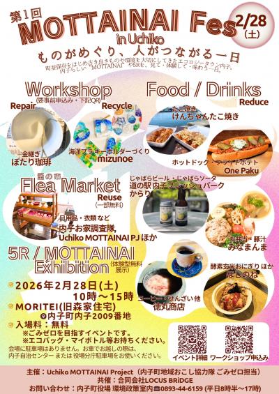 第1回モッタイナイフェス　チラシ