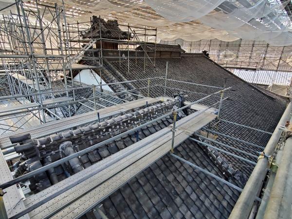 内子座保存修理写真