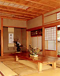 母屋の座敷の写真