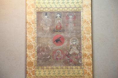 紙本著色神仏降臨曼荼羅図